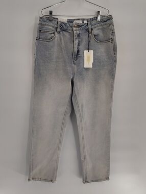 A Loves A NWT Jeans Size 31 High Rise Slender Straight Light Blue
